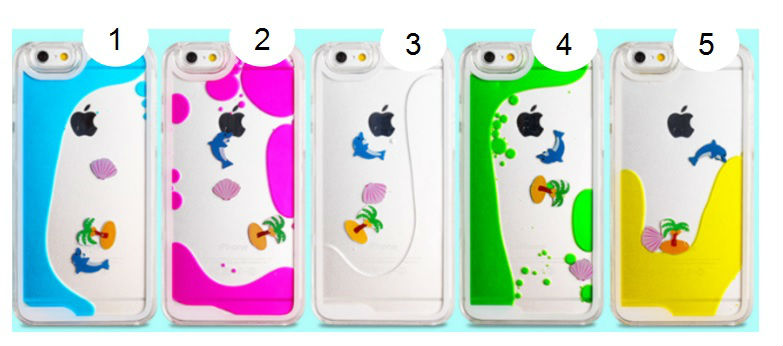 iphone6手机壳动态流沙小鱼海豚 苹果6手机壳新款 厂家批发-2